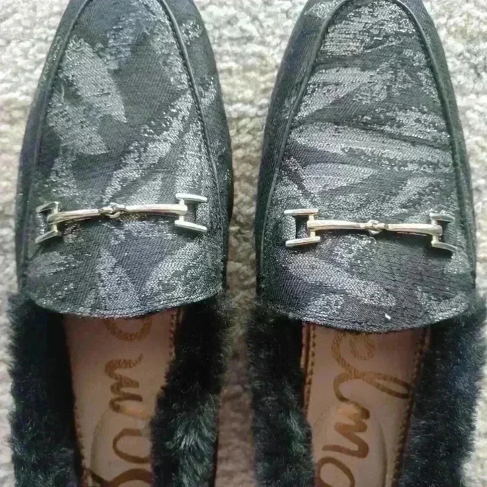 Sam Edelman Womens Loraine Faux Fur Loafer 8.5